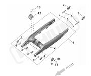 Surron Ultra Bee OEM Swingarm Bottom Protection Block - Lithium Powersports
