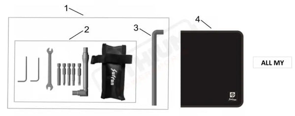 Surron Ultra Bee TOOL KITS parts diagram