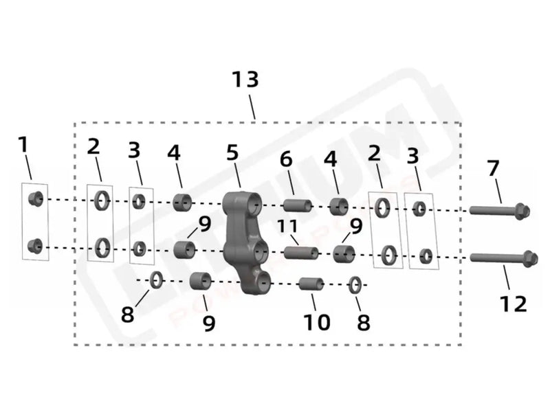 Surron Ultra Bee OEM Triangular Cantilever Assy. eParts