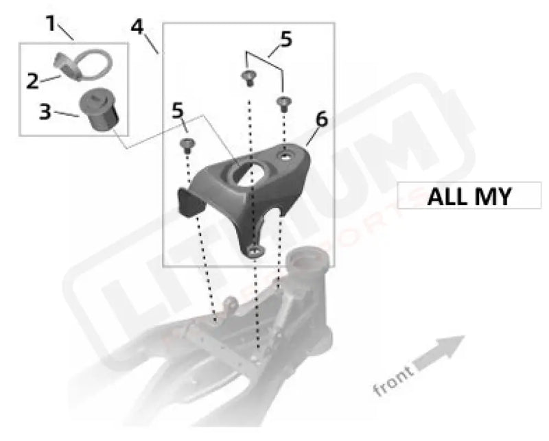 Surron Ultra Bee OEM Parts Diagram - USB