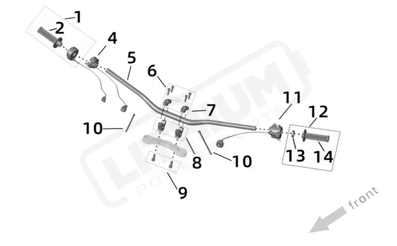 Surron Ultra Bee OEM R Handle Grip - Lithium Powersports
