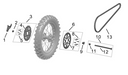 Surron Hyper Bee OEM REAR Wheel Axle Set eParts