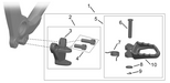 Surron Hyper Bee OEM R Footpeg Bracket Set eParts