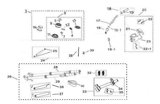 Surron Light Bee X OEM Handlebar Stem eParts