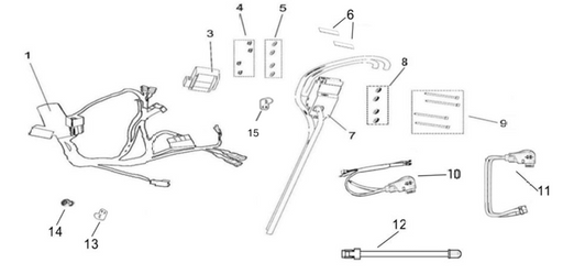 Surron Light Bee X OEM Battery Power Cable (for dual-connector battery) eParts