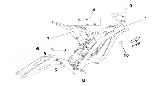 Surron Light Bee X OEM Subframe Assy. eParts