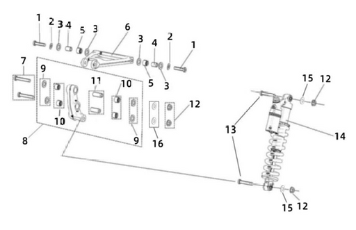 Surron Light Bee X OEM Linkage Arm Bushing eParts