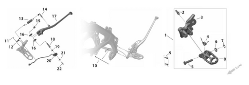 Surron Ultra Bee OEM Bottom Side Stand Pin eParts