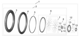 Surron Ultra Bee OEM Front Wheel Spokes 29215 Set eParts