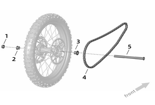 Surron Ultra Bee OEM Rear Wheel Axle eParts