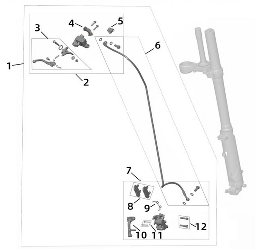 Surron Ultra Bee OEM Brake Pad Pin eParts