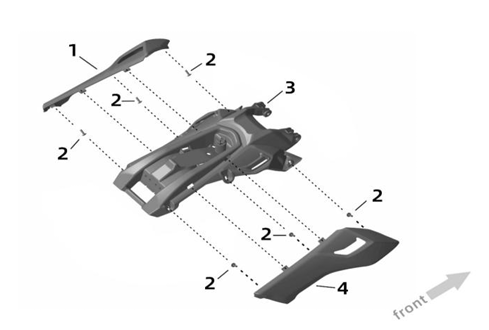 Surron Ultra Bee OEM L Battery Cap Cover eParts