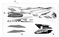 Surron Ultra Bee OEM Decal Set (for Black) eParts