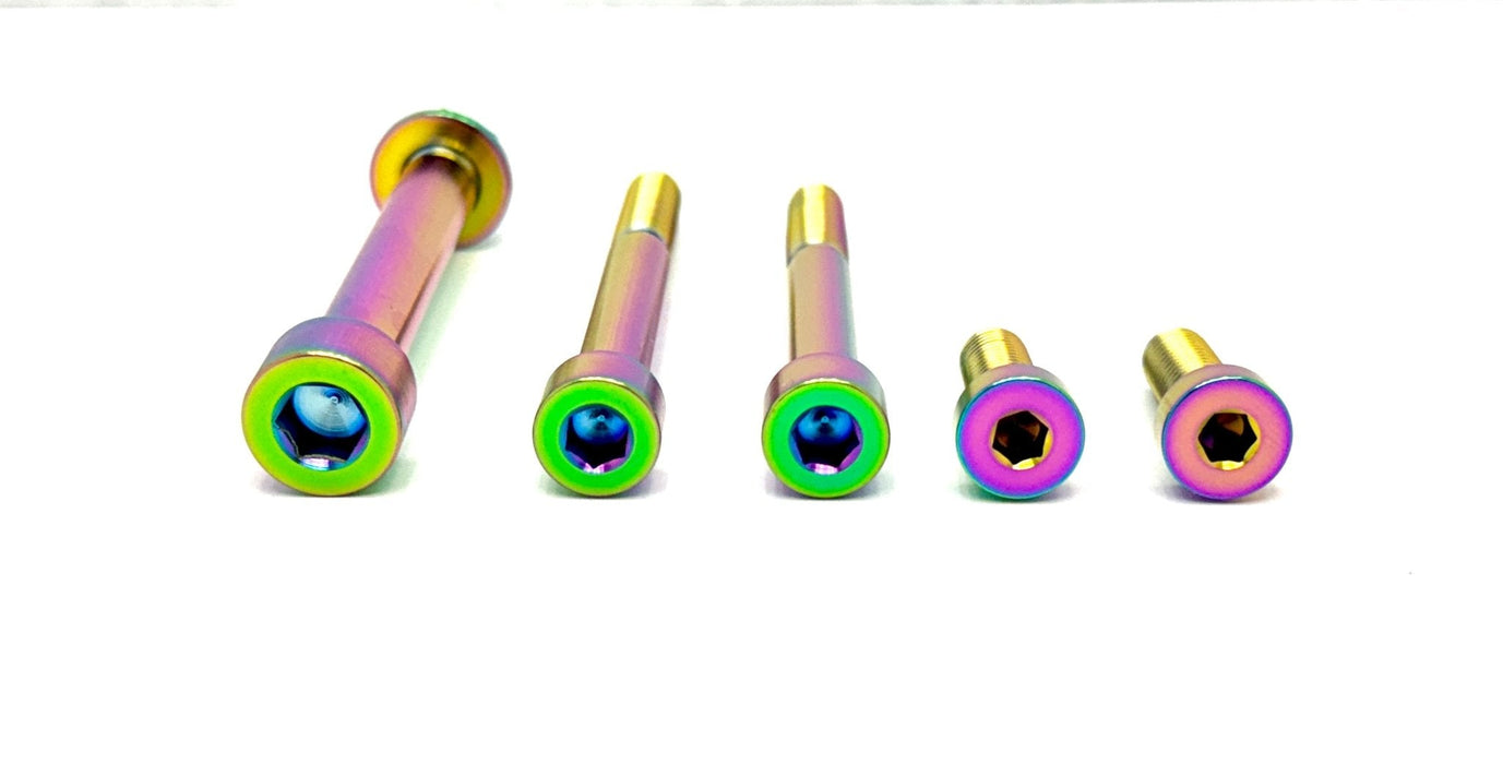 Titanium Surron Talaria MX3 MX4 6 Piece Custom Motor / Gearbox Titanium Kit Talaria Suspension/ Linkage Kits
