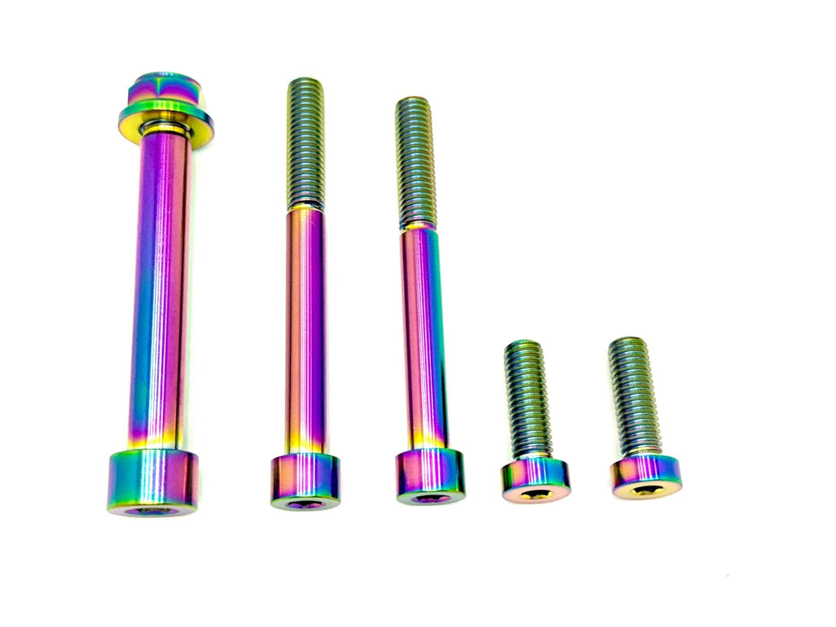 Titanium Surron Talaria MX3 MX4 6 Piece Custom Motor / Gearbox Titanium Kit Talaria Suspension/ Linkage Kits