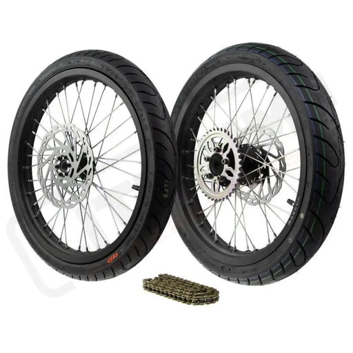 Talaria Sting Supermoto Wheel Set 17 inch - Lithium Powersports