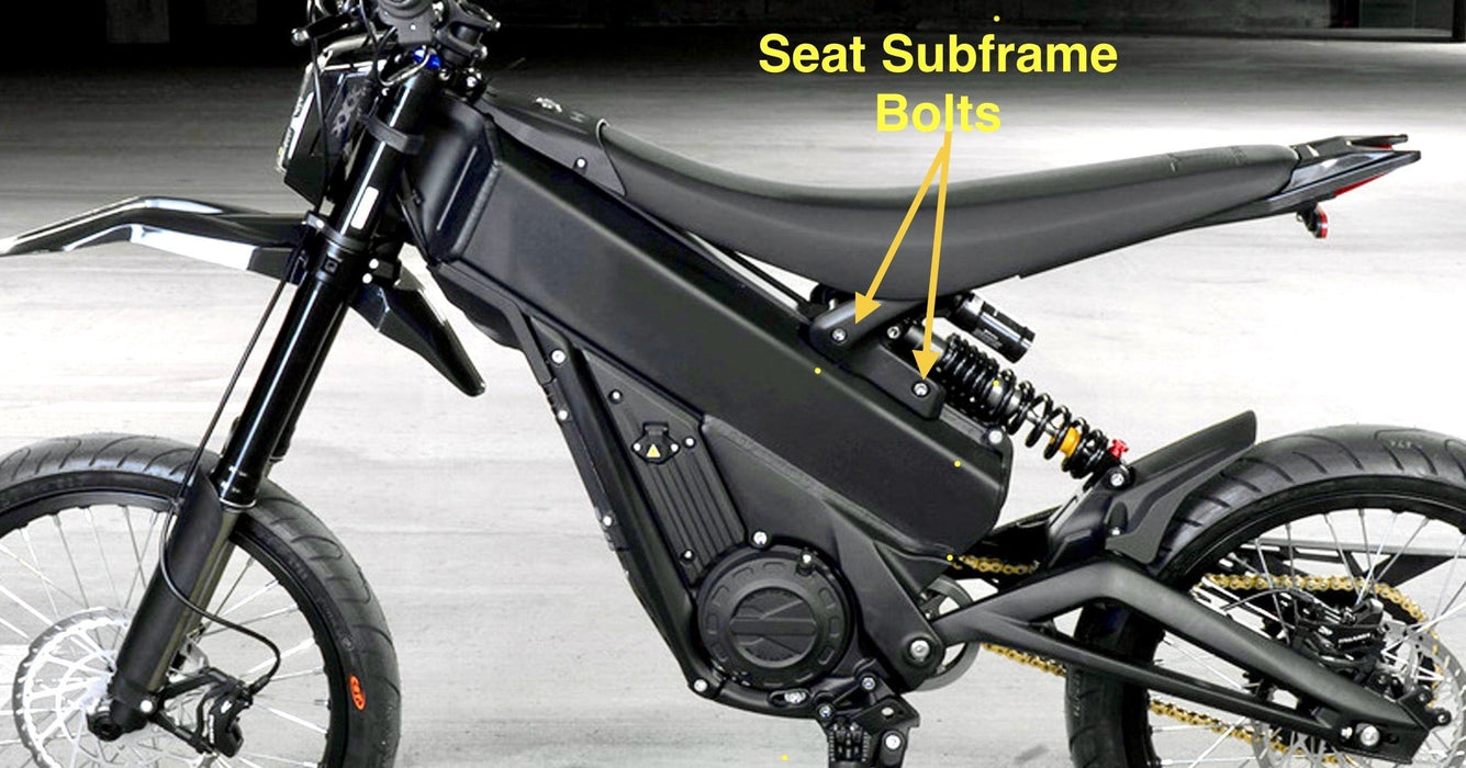 Titanium Surron Talaria XXX Seat Subframe or Foot Peg Titanium Bolts (4) XXX Seat Subframe Titanium Bolts