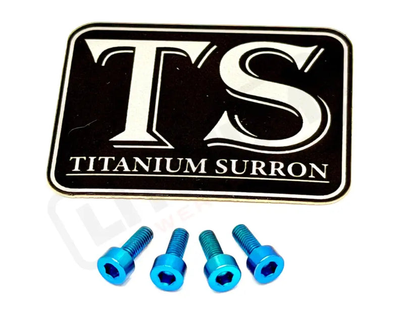 Titanium Baja Designs Headlight Cover Plate Bolts (4) - Titanium Bolts