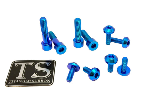 Titanium Bash Guard/ Skid Plate Bolts - EMoto