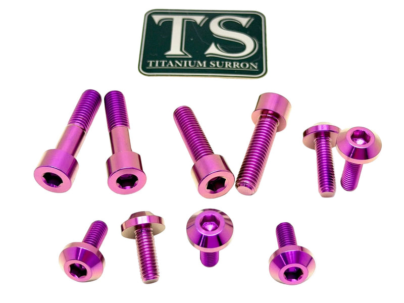 Titanium Bash Guard/ Skid Plate Bolts - EMoto