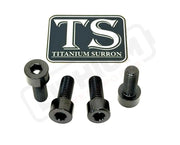 Titanium Bash Guard/ Skid Plate Bolts - EMoto - Black / Surron LBX/ Segway (4 pcs) - Hardware