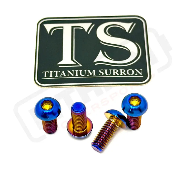 Titanium Bash Guard/ Skid Plate Bolts - EMoto - Burnt Blue / Talaria MX3 MX4 MX5 (4 pcs) - Hardware