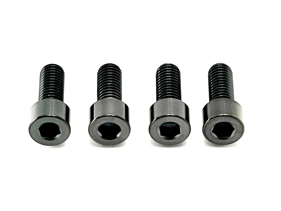 Titanium Surron Titanium Bash Guard/ Skid Plate Bolts - Surron LBX and Segway (Set of 4) Black Bash Guard Titanium Bolts