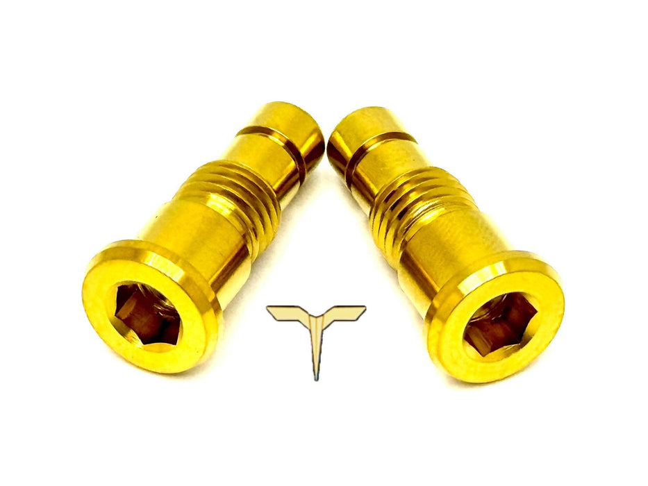 Titanium Surron Titanium Battery Lid Bolts - Talaria Sting R MX4 (Two Pcs) Gold Talaria MX4 Battery lid Pins