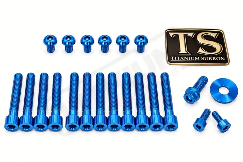 Titanium Bolt Kit for Sirris F43 Fork (22 Pieces) - Titanium Bolts