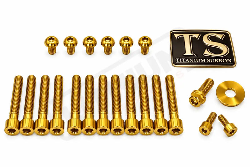 Titanium Bolt Kit for Sirris F43 Fork (22 Pieces) - Titanium Bolts