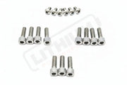 Titanium Bolt Kit Tech Suspension E39 Fork by Formula - Silver (raw) - Titanium Bolts
