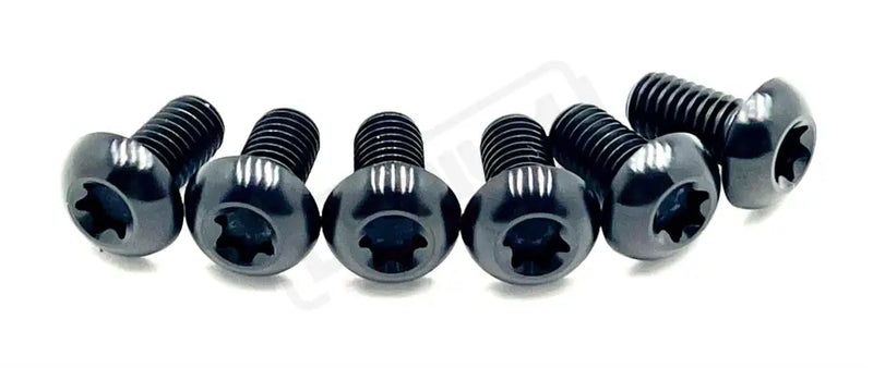 Titanium Bolts for Fork Plastics/ Guards (Most Forks) Black / FastAce - KKE (OEM LBX) - RFloXa - Altis Sigma (OEM) Fork