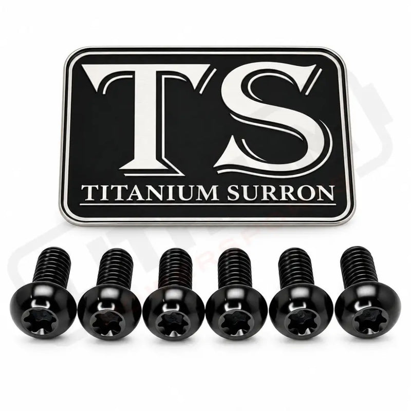 Titanium Bolts for Fork Plastics/ Guards (Most Forks) - Black / FastAce - KKE (OEM LBX) - RFloXa - Altis Sigma (OEM)