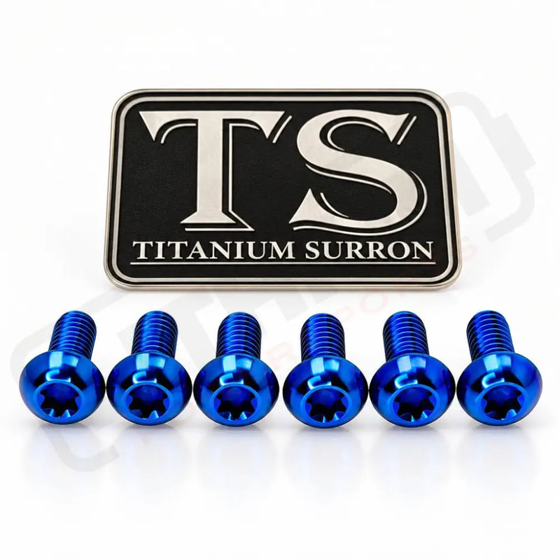 Titanium Bolts for Fork Plastics/ Guards (Most Forks) - Blue / FastAce - KKE (OEM LBX) - RFloXa - Altis Sigma (OEM)