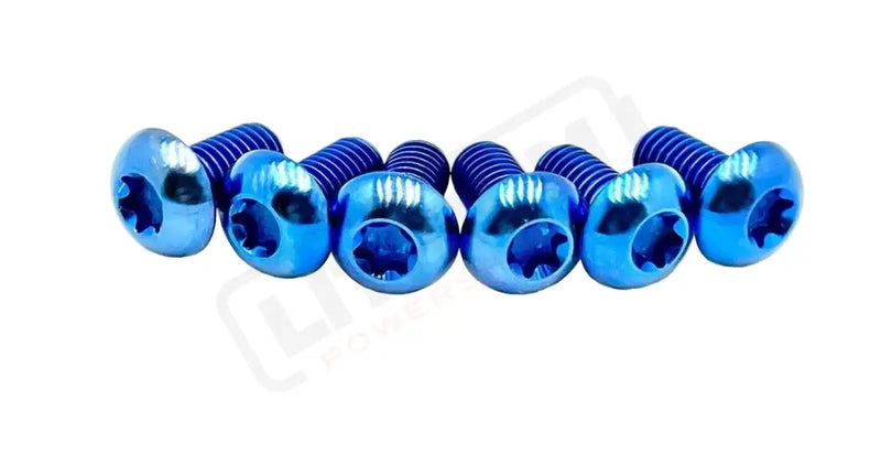 Titanium Bolts for Fork Plastics/ Guards (Most Forks) - Blue / FastAce - KKE (OEM LBX) - RFloXa - Altis Sigma (OEM)