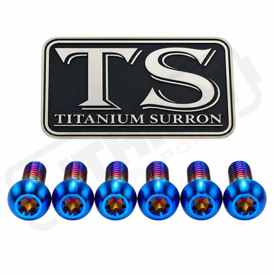 Titanium Bolts for Fork Plastics/ Guards (Most Forks) - Burnt Blue / FastAce - KKE (OEM LBX) - RFloXa - Altis Sigma