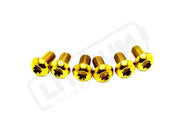 Titanium Bolts for Fork Plastics/ Guards (Most Forks) - Gold / FastAce - KKE (OEM LBX) - RFloXa - Altis Sigma (OEM)