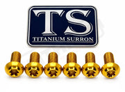 Titanium Bolts for Fork Plastics/ Guards (Most Forks) - Gold / FastAce - KKE (OEM LBX) - RFloXa - Altis Sigma (OEM)