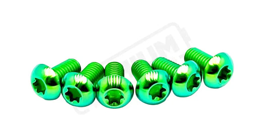 Titanium Bolts for Fork Plastics/ Guards (Most Forks) - Green / FastAce - KKE (OEM LBX) - RFloXa - Altis Sigma (OEM)