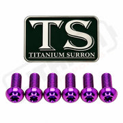 Titanium Bolts for Fork Plastics/ Guards (Most Forks) - Purple / FastAce - KKE (OEM LBX) - RFloXa - Altis Sigma (OEM)