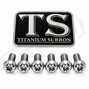 Titanium Bolts for Fork Plastics/ Guards (Most Forks) - Silver (raw) / FastAce - KKE (OEM LBX) - RFloXa - Altis Sigma