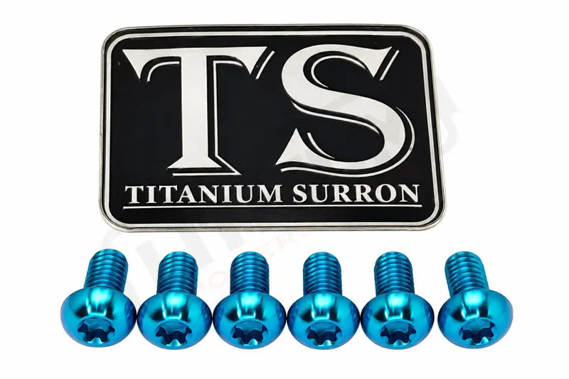 Titanium Bolts for Fork Plastics/ Guards (Most Forks) - Teal / FastAce - KKE (OEM LBX) - RFloXa - Altis Sigma (OEM)