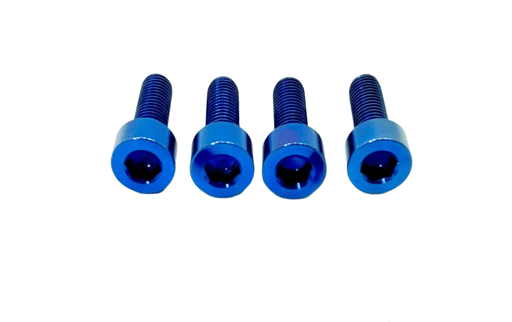 Titanium Surron Titanium Caliper Bolt Kit (20mm Bolts) Blue / Caliper Only (4 Pieces) 203mm Rotor Brake Caliper