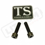 Titanium Caliper Bolts - Surron Ultra Bee Front Only - Black - Titanium Bolts