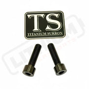 Titanium Caliper Bolts - Surron Ultra Bee Front Only - Black - Titanium Bolts