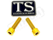 Titanium Caliper Bolts - Surron Ultra Bee Front Only - Gold - Titanium Bolts