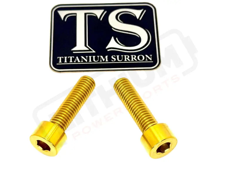 Titanium Caliper Bolts - Surron Ultra Bee Front Only - Gold - Titanium Bolts
