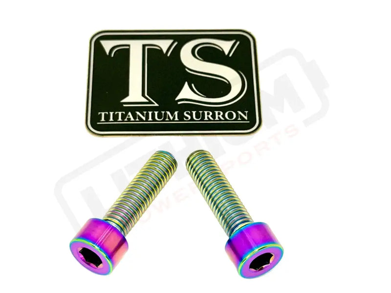 Titanium Caliper Bolts - Surron Ultra Bee Front Only - Rainbow - Titanium Bolts