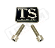 Titanium Caliper Bolts - Surron Ultra Bee Front Only - Silver (raw) - Titanium Bolts