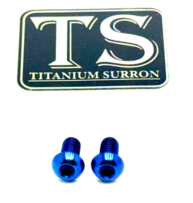 Titanium Chain Guard Bolts (Set of Two) Talaria XXX MX3 MX4 Blue / MX3/ MX4 Talaria Chain Guard Bolts